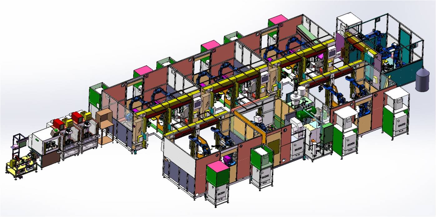 汽車排氣岐管焊接生產(chǎn)線