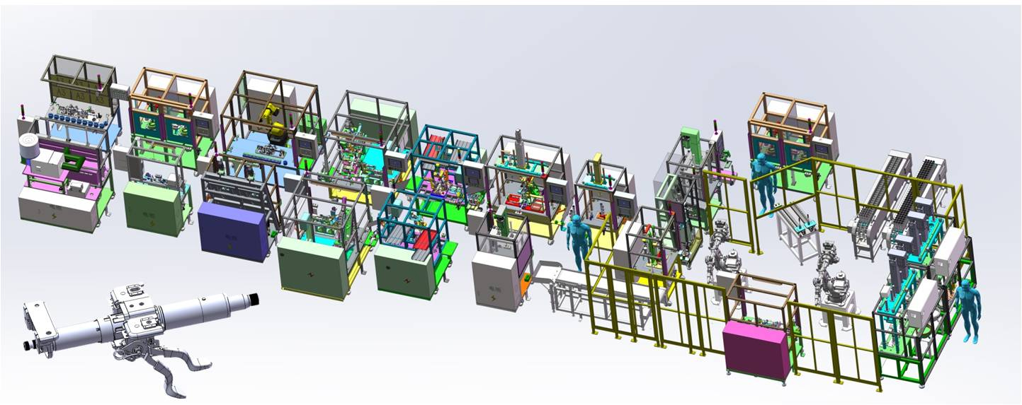汽車電調(diào)管柱生產(chǎn)線